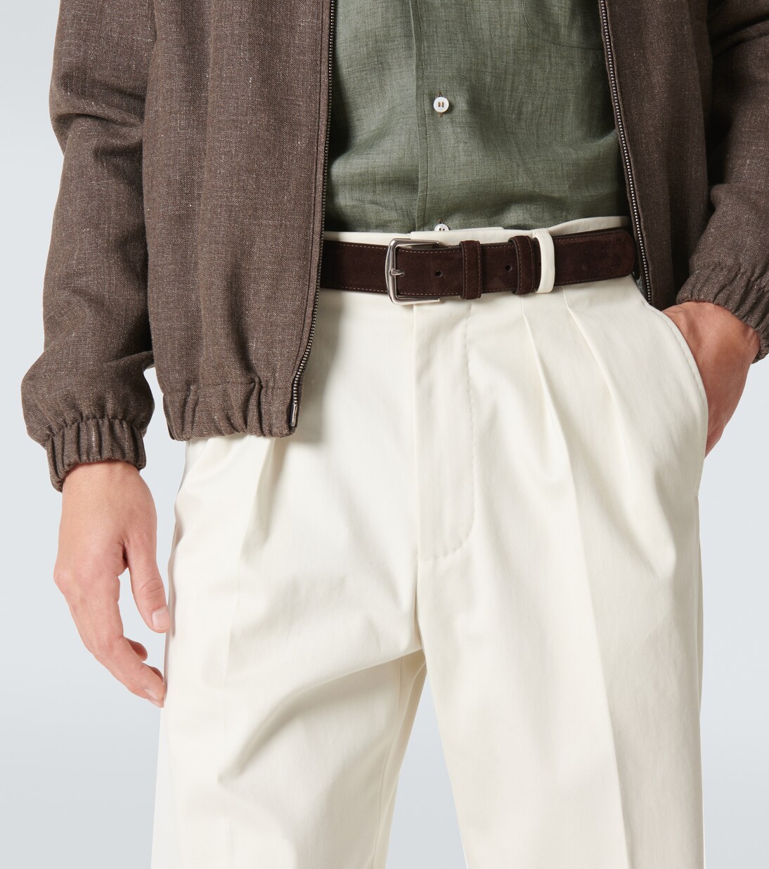 Alsavel suede belt | Loro Piana