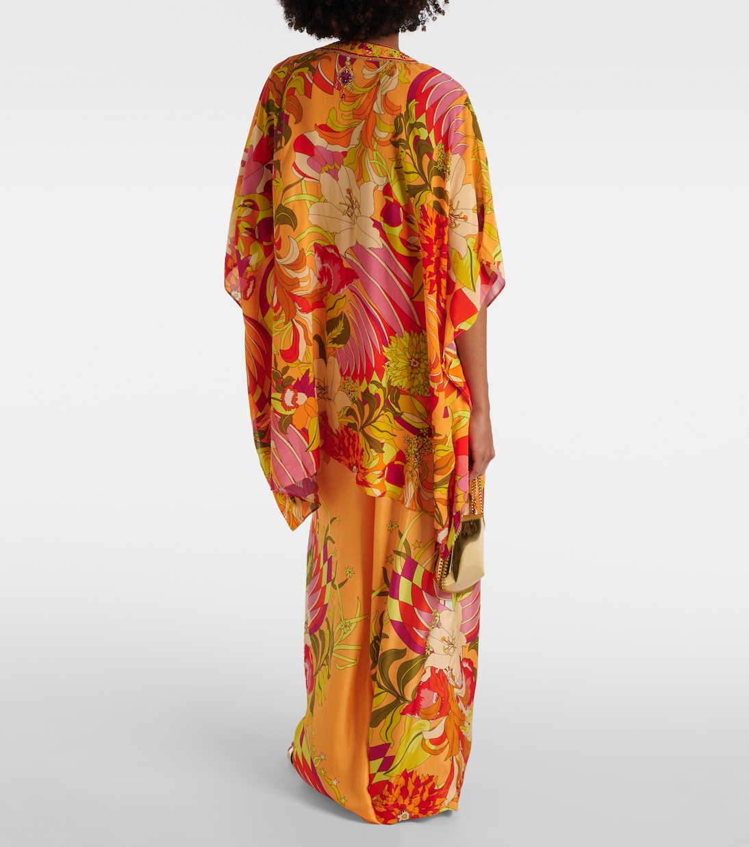 Verziertes Minikleid aus Seide | Camilla