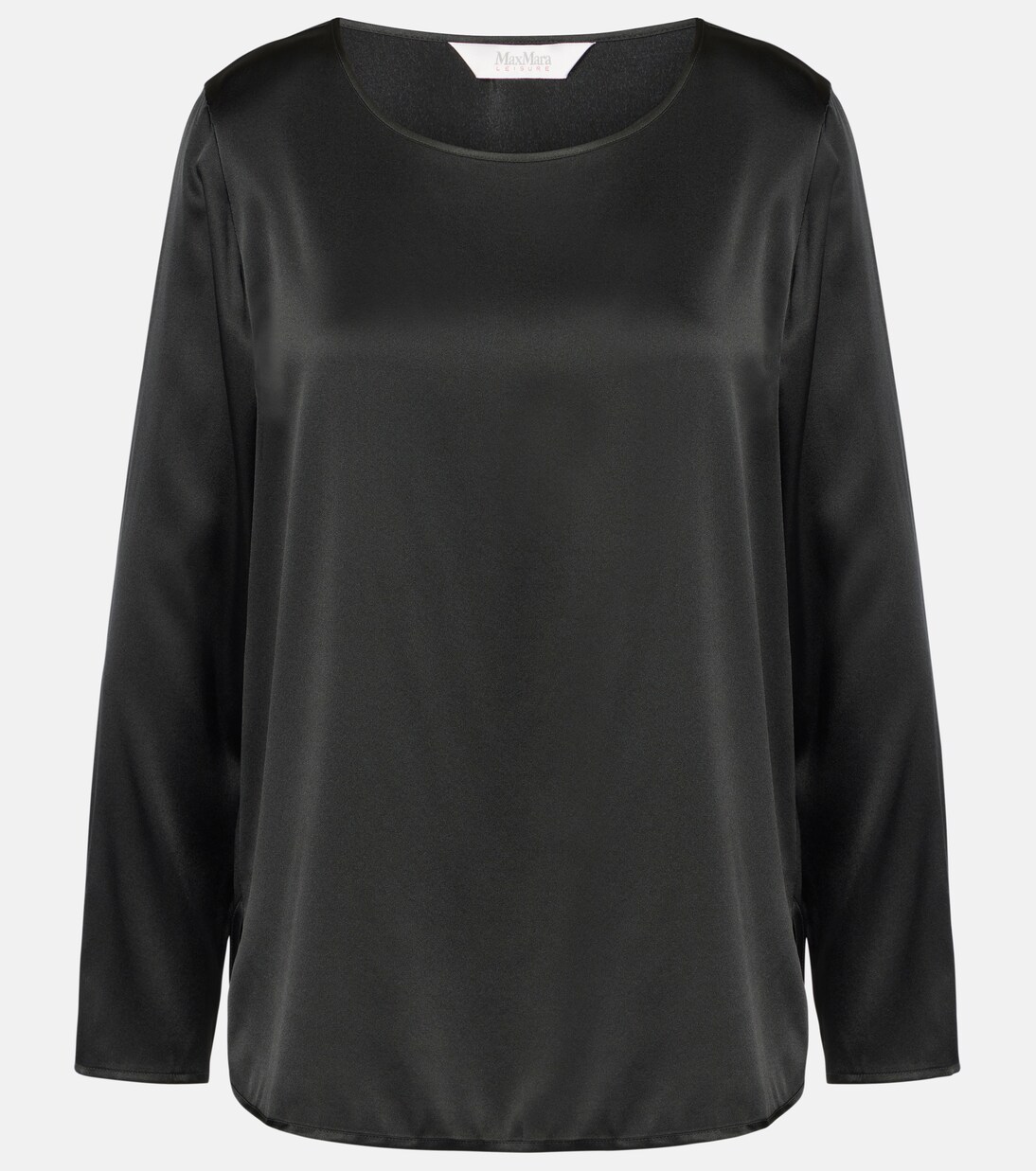 Moldava silk-blend satin top | Max Mara