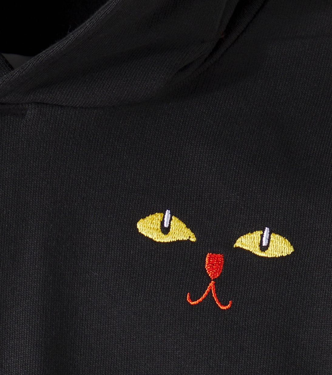 Cat Ears cotton jersey hoodie | Mini Rodini