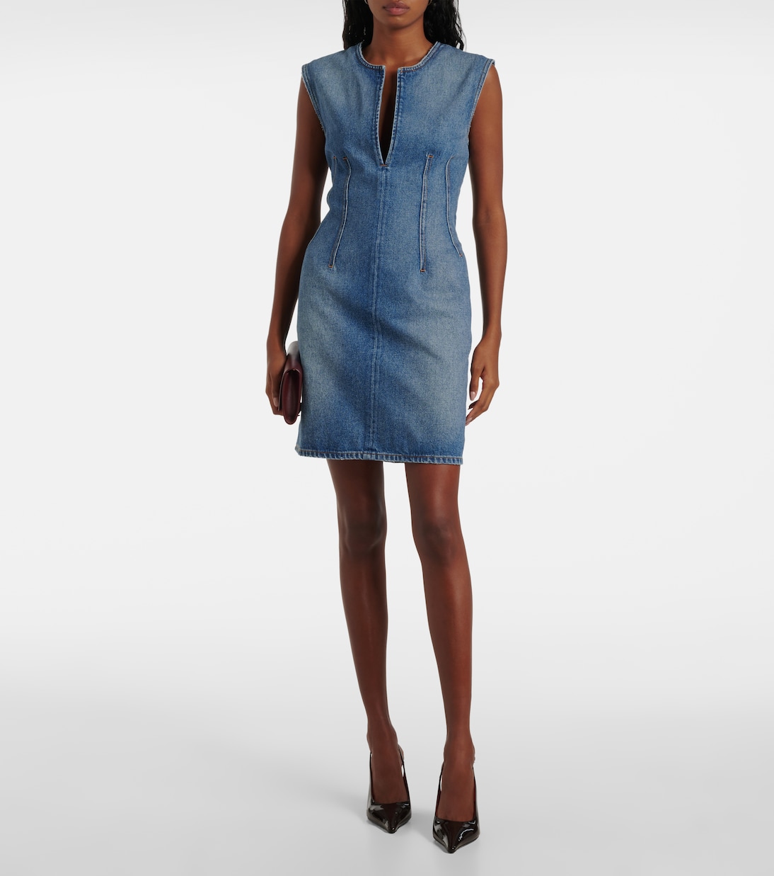 Denim minidress | Stella McCartney