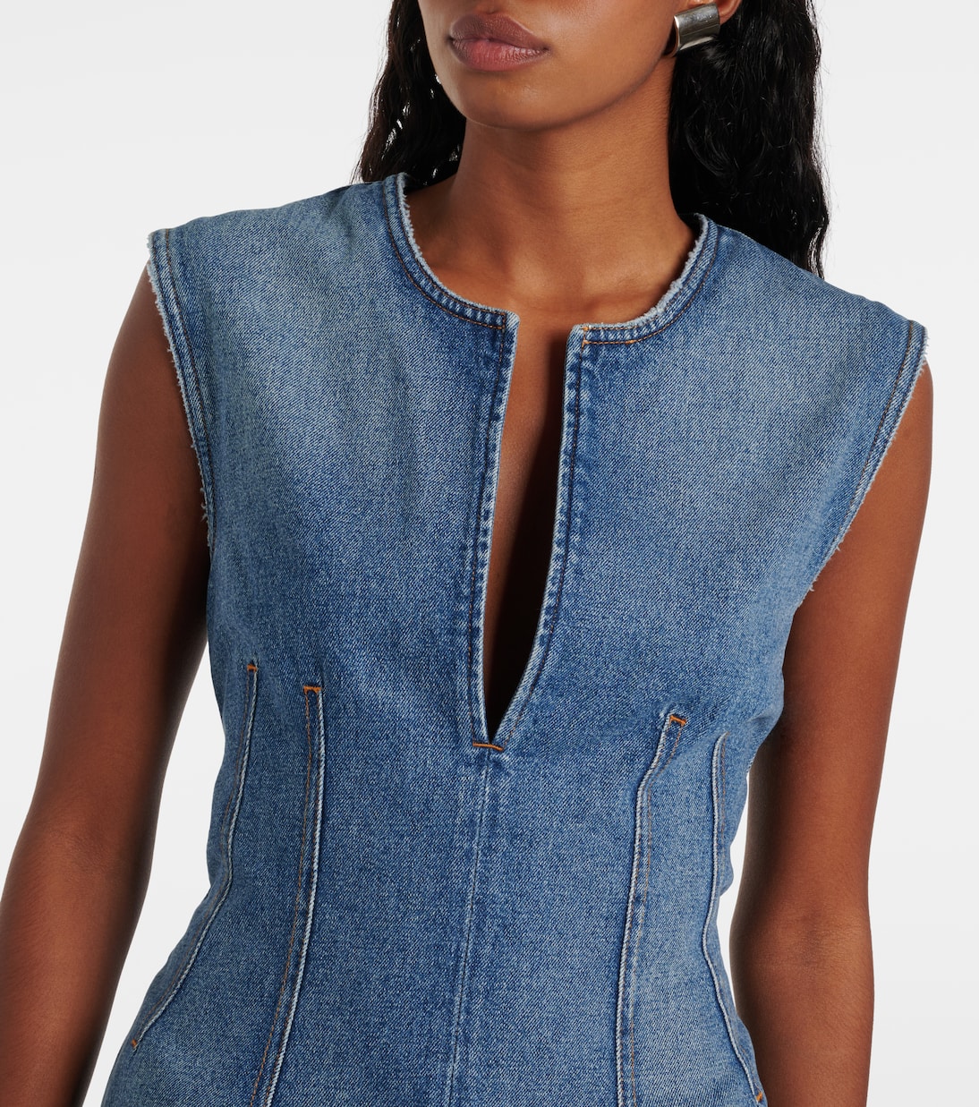 Denim minidress | Stella McCartney