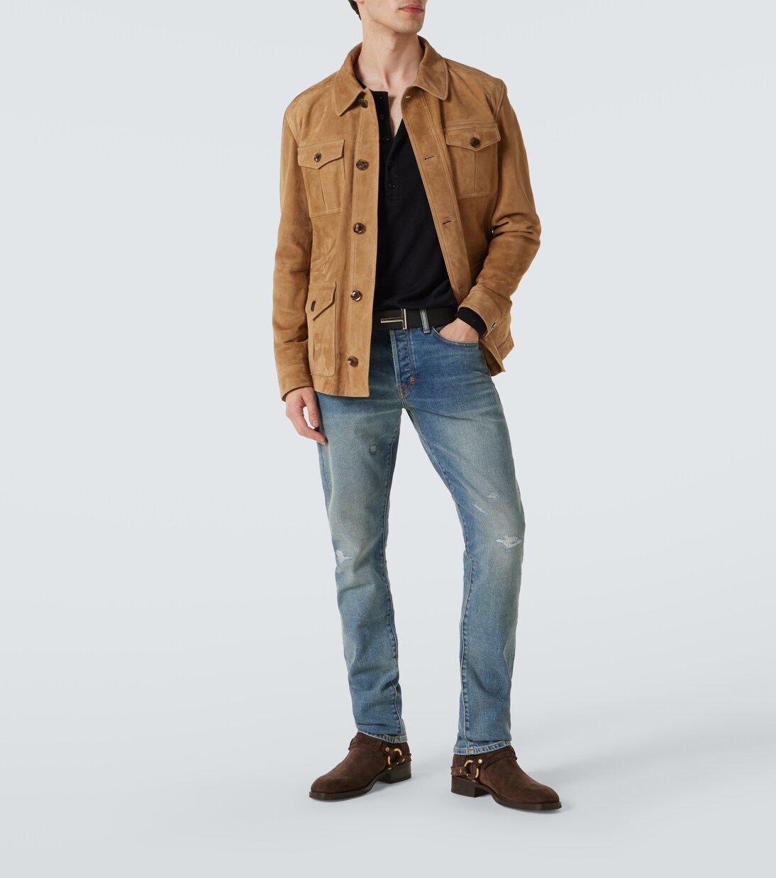 Dostressed Straight Jeans | Tom Ford