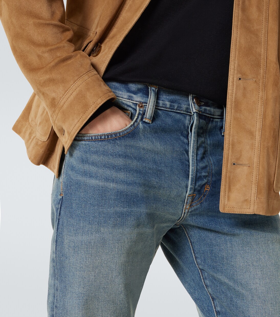 Dostressed Straight Jeans | Tom Ford