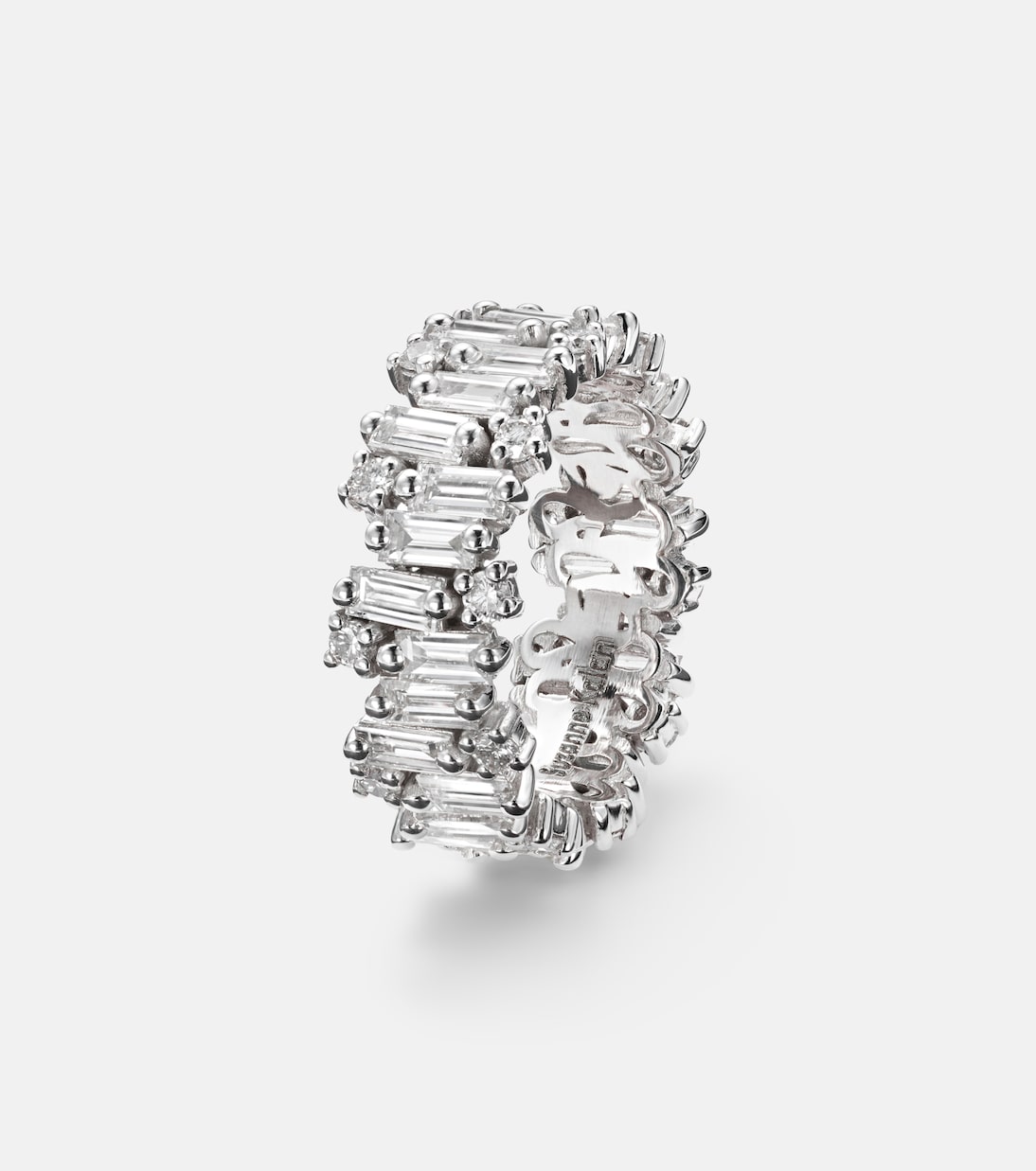 Ring Shimmer Audrey aus 18kt Weißgold mit Diamanten | Suzanne Kalan