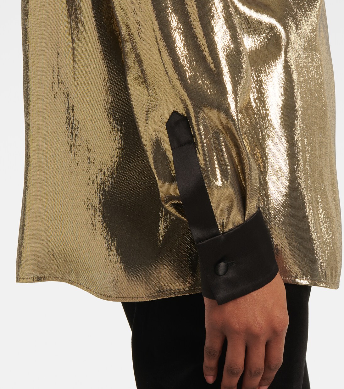 Blusa in misto seta con lamé  | Dolce&Gabbana