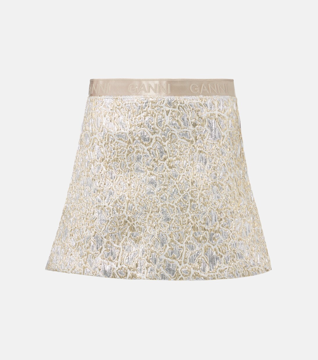 Minirock aus Brokat | Ganni