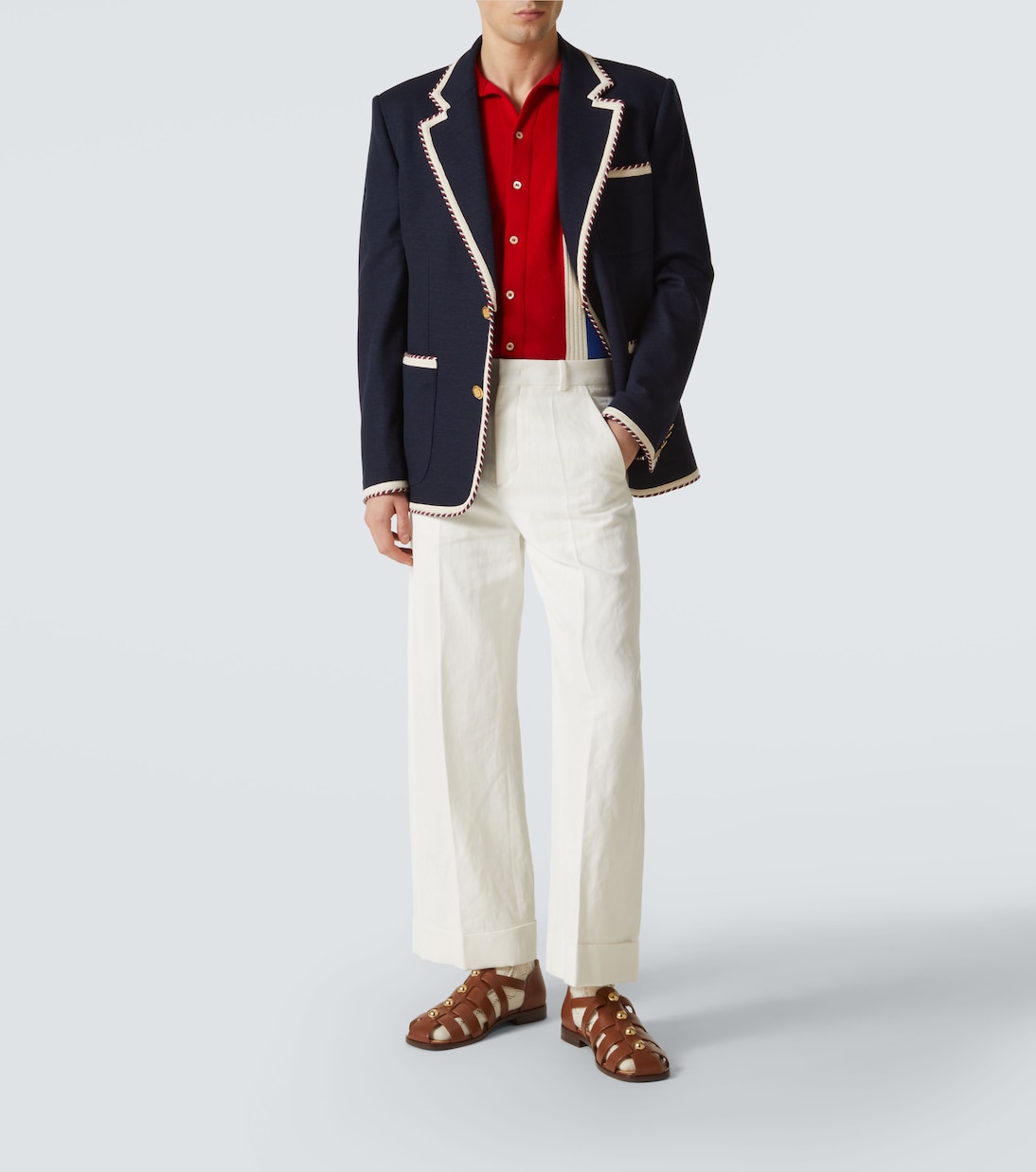 Studded leather fisherman sandals | Valentino Garavani