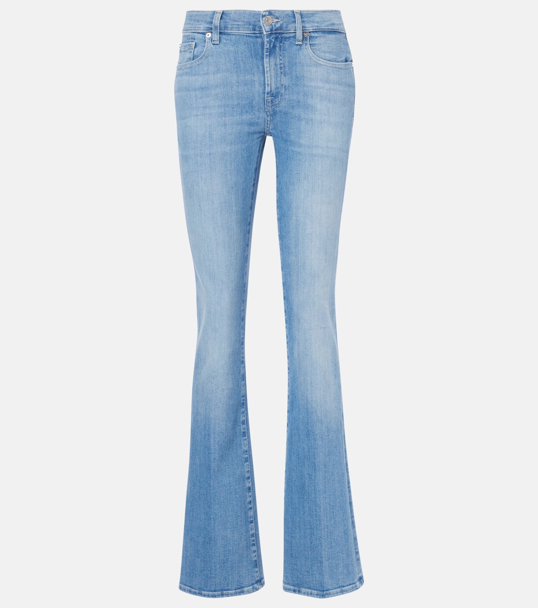 Jeans flared de tiro medio | 7 For All Mankind