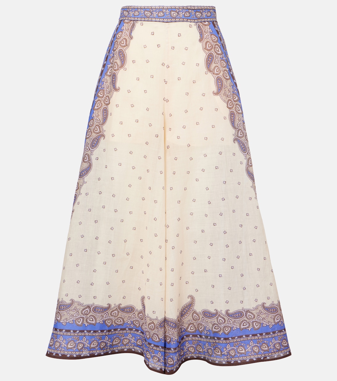 Maxine paisley ramie culottes | Zimmermann