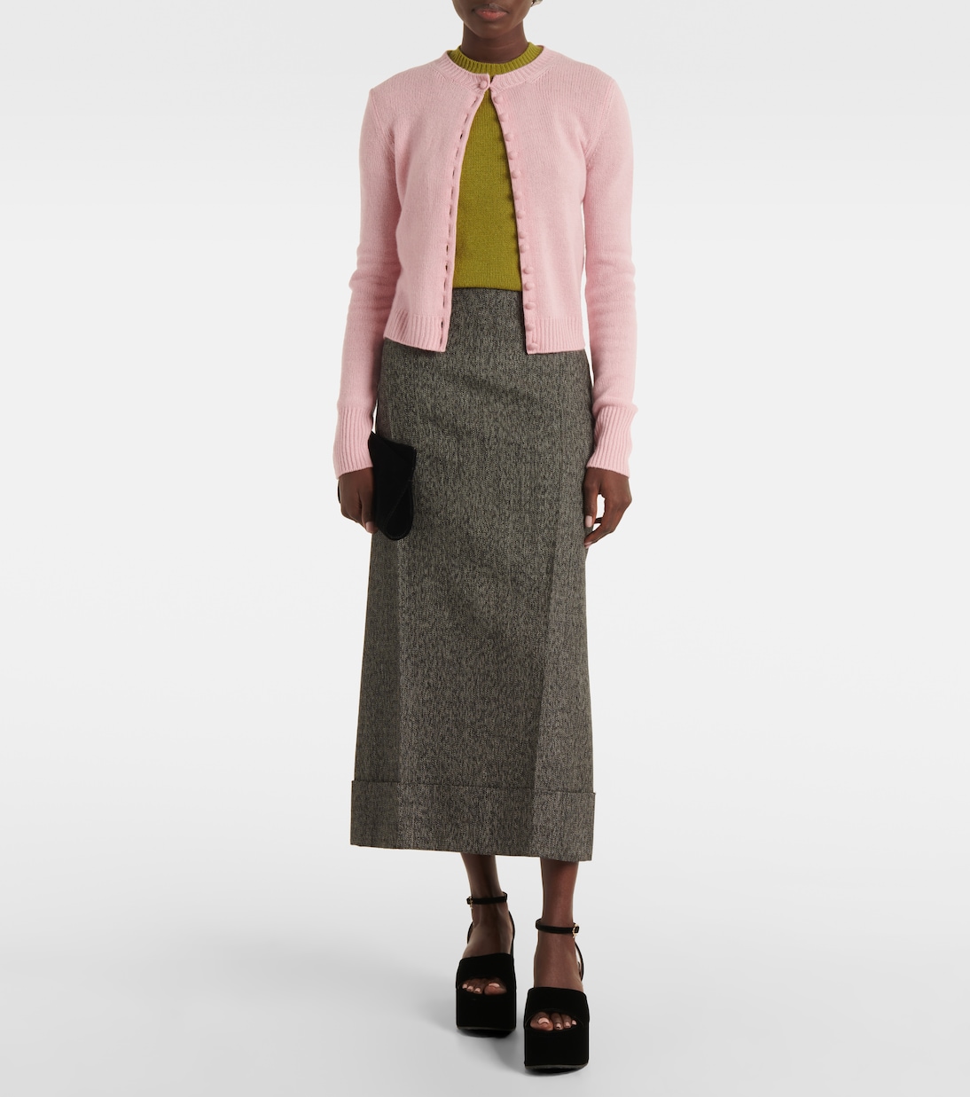 Velvet wedge sandals | Gianvito Rossi