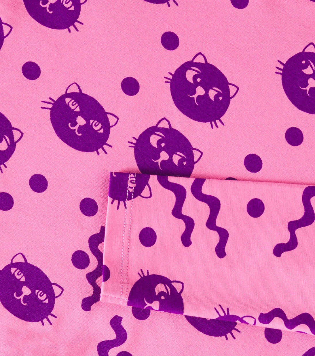 Top Squiggly Cats aus einem Baumwollgemisch | Mini Rodini