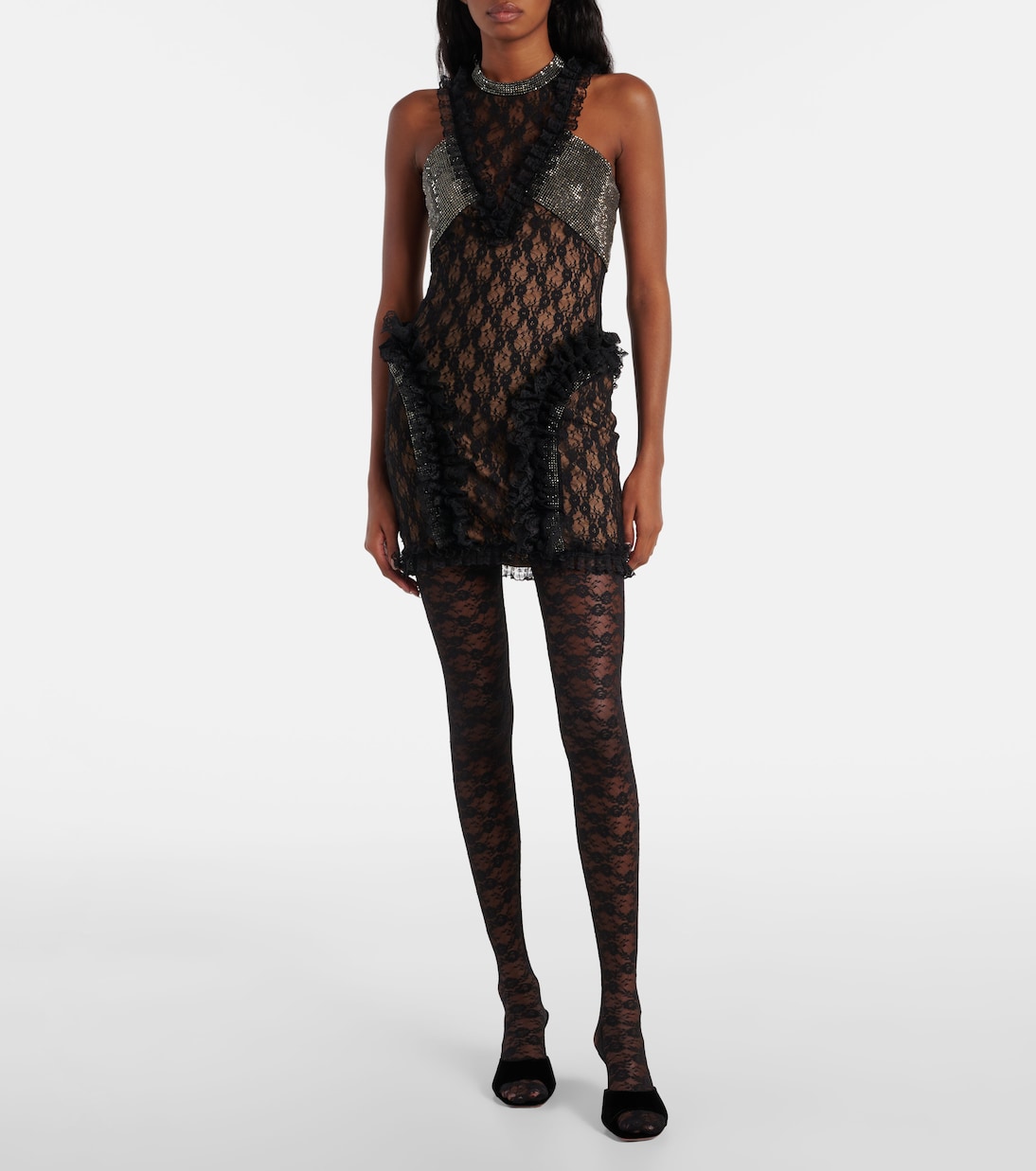 x Christopher Kane – Robe en dentelle à ornements | Self-Portrait