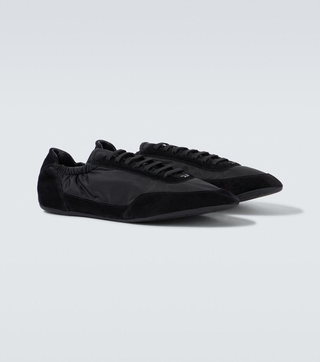 Collapse Re-Nylon and suede sneakers | Prada