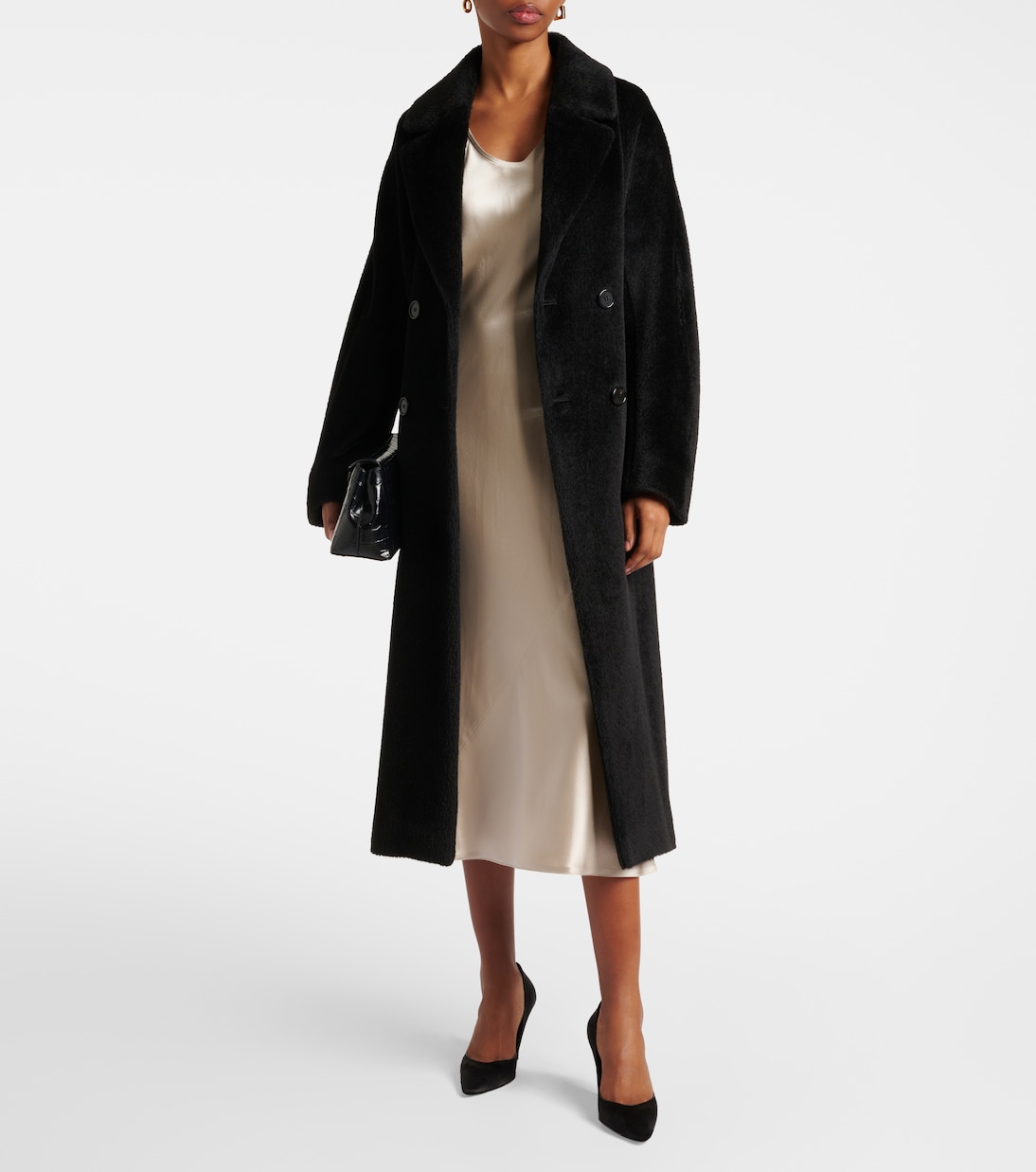 Robe midi Banjo en satin de soie | Max Mara