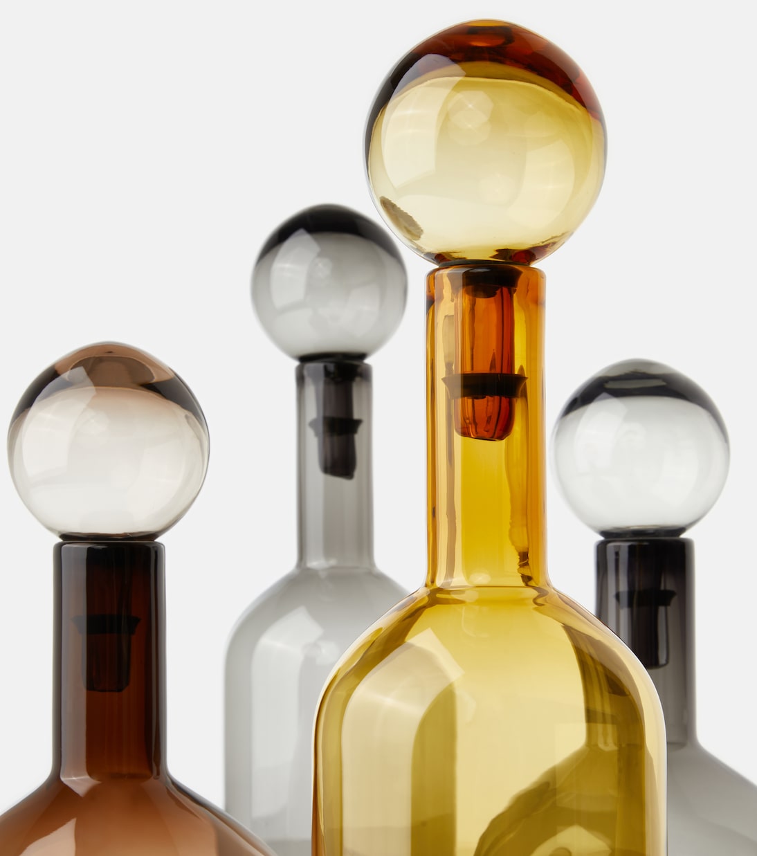 Bubbles And Bottles Large set of 4 glass bottles | Polspotten