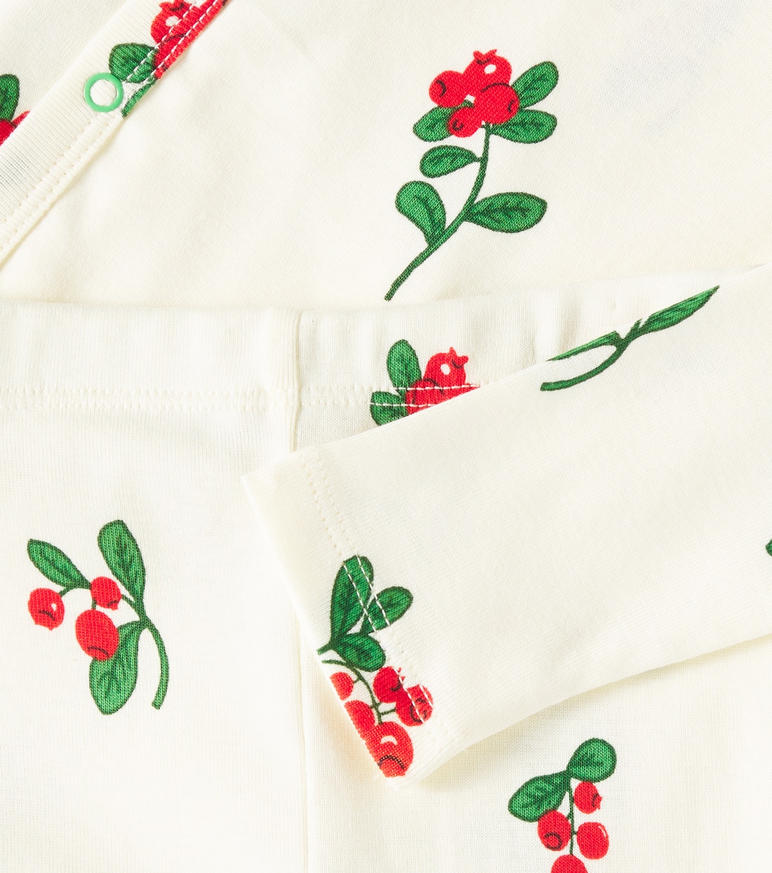 Baby Lingonberries cotton bodysuit and pants set | Mini Rodini