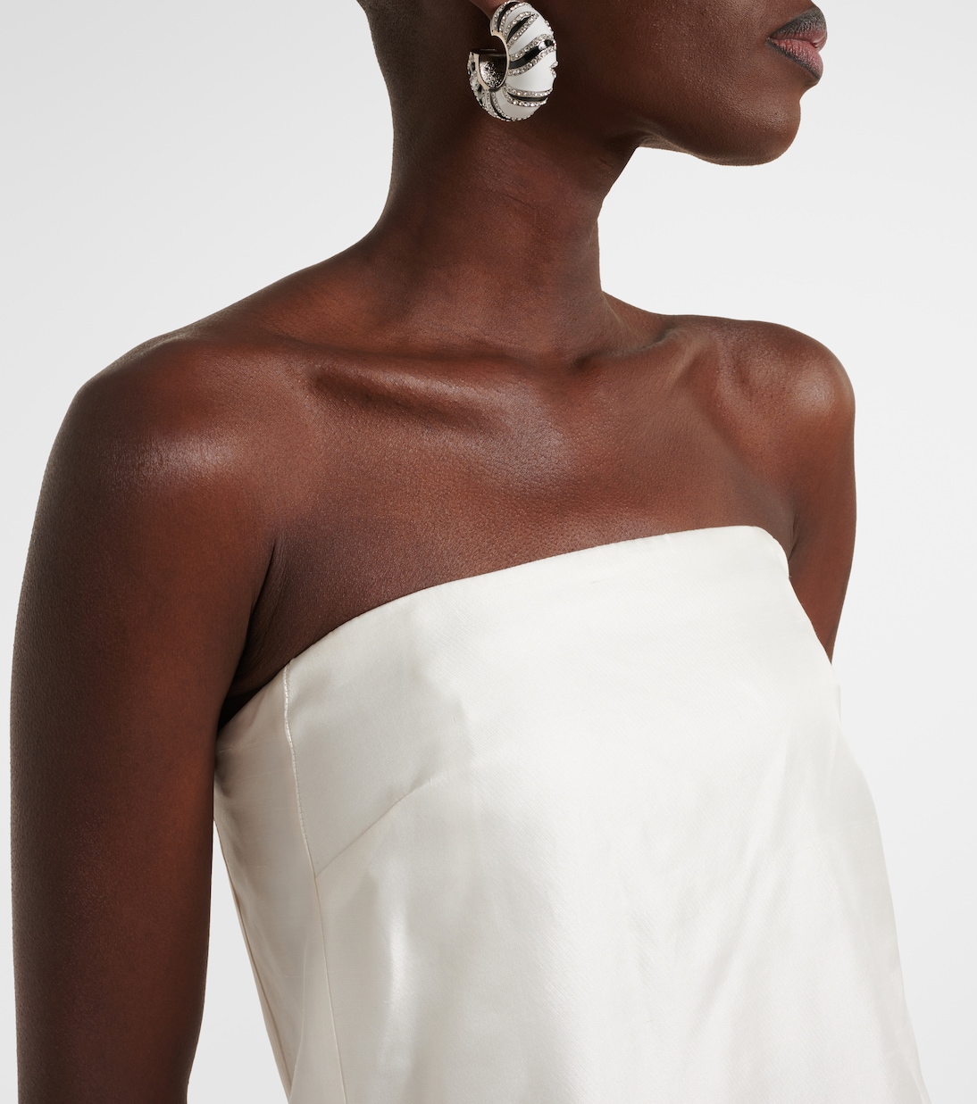 Lidia silk satin minidress | Staud