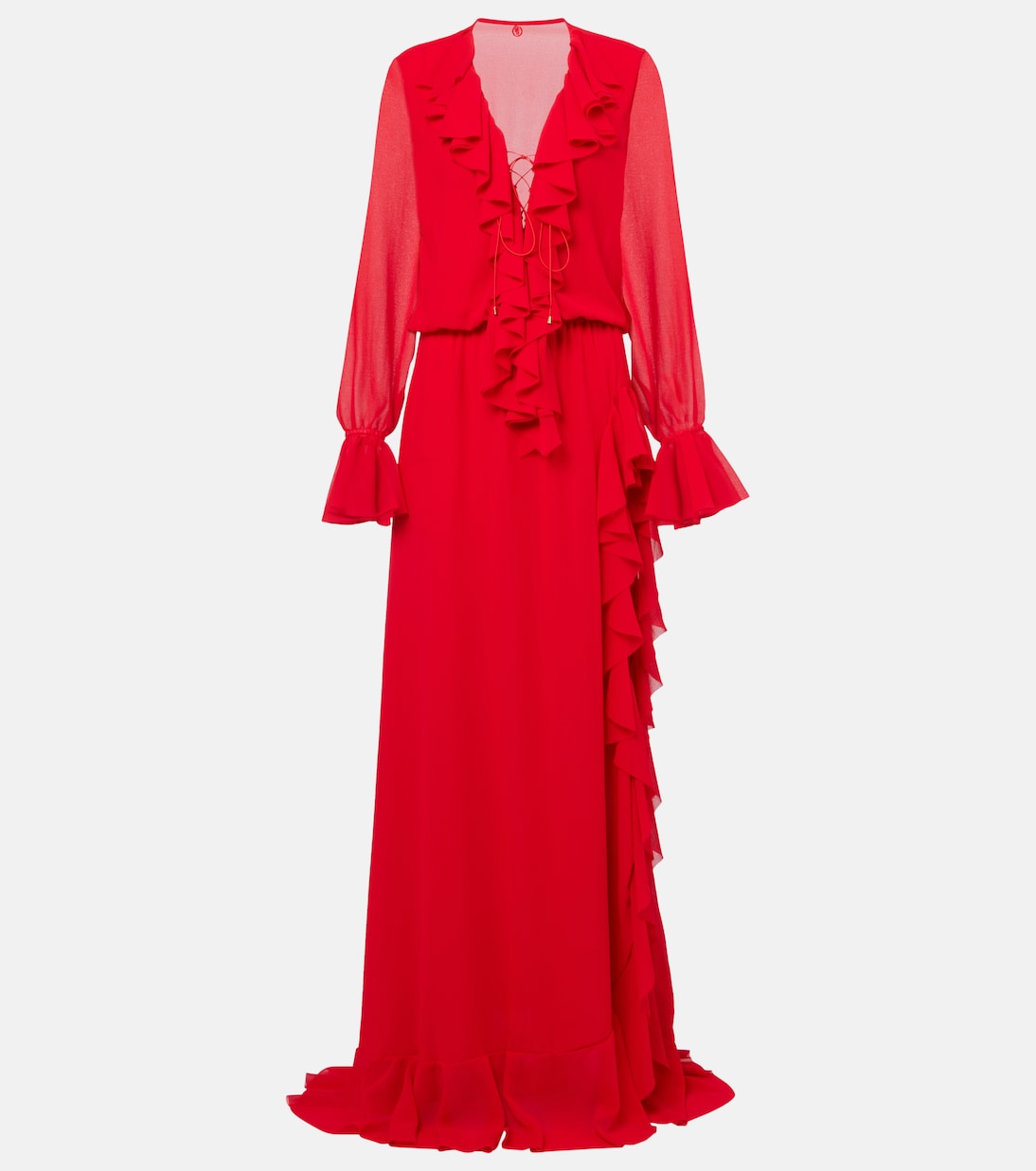 Abito lungo Bellen con volant | Bananhot