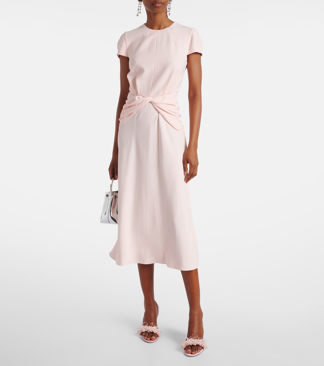 Floating Pearl 85 satin sandals | Mach & Mach