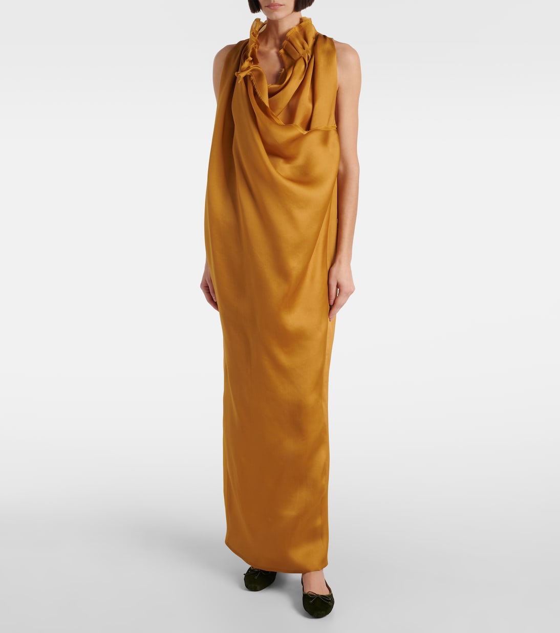 Charlotte calf hair ballet flats | Khaite