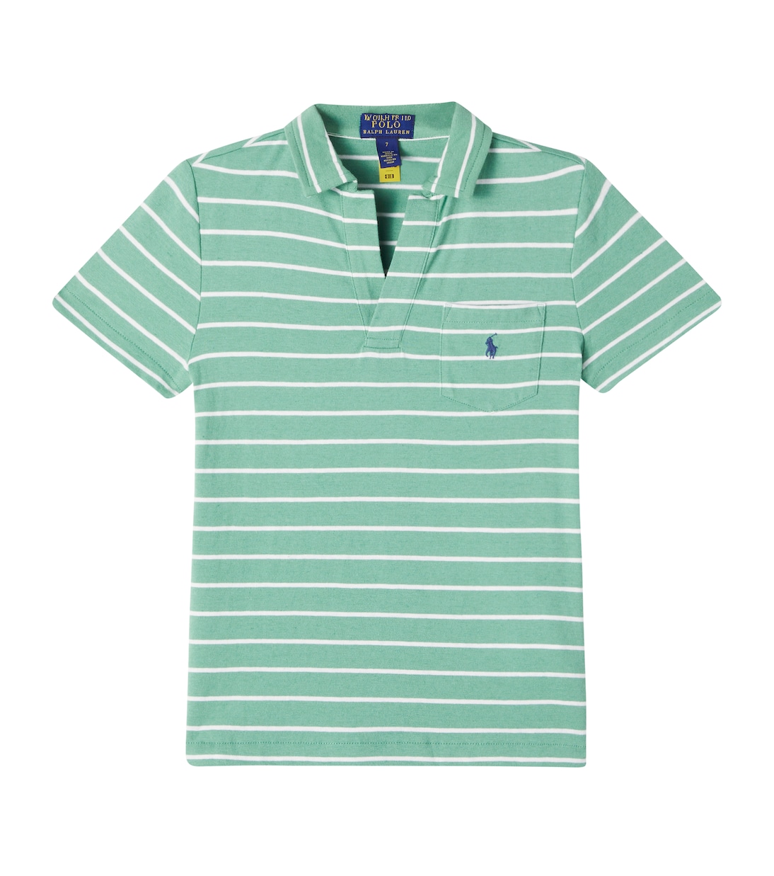 Polo rayé en coton et lin | Polo Ralph Lauren Kids