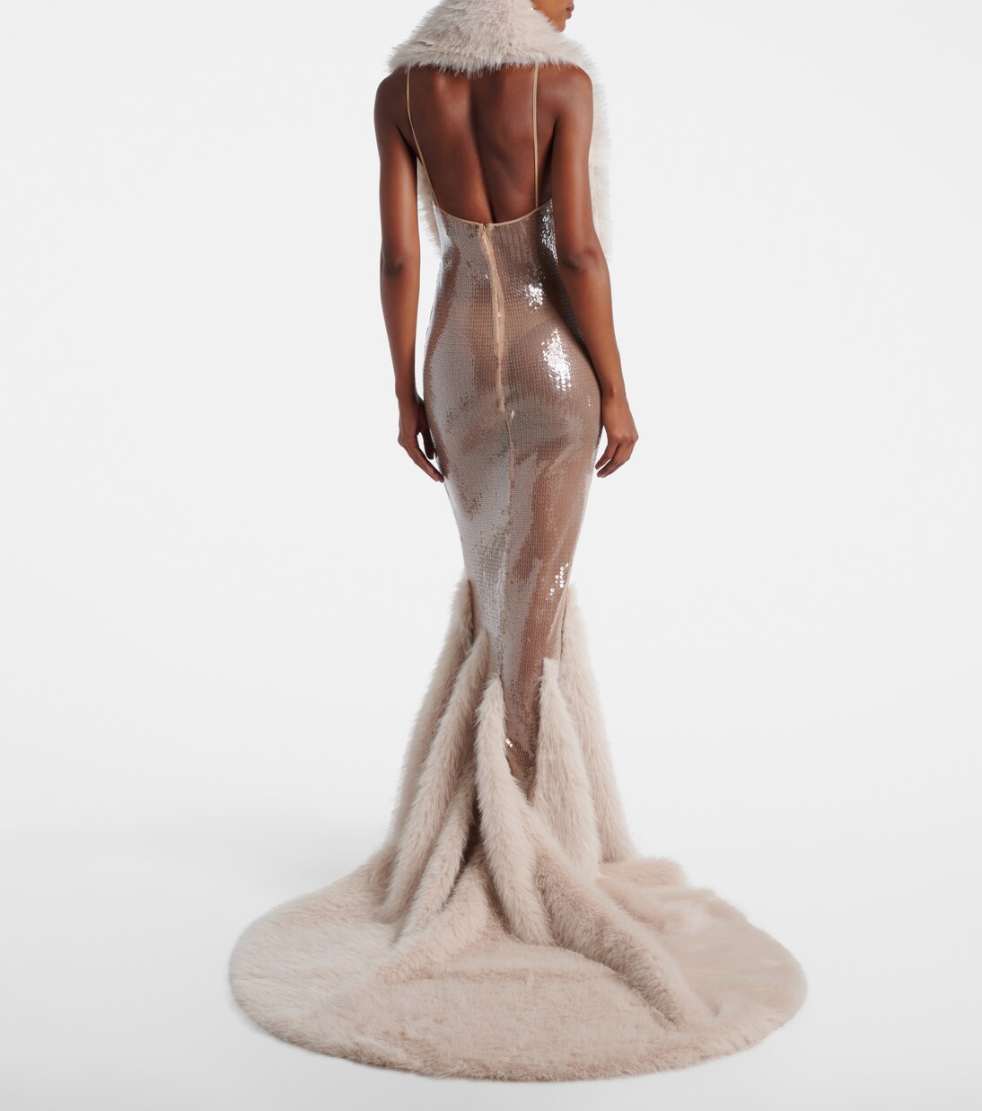 Robe mit Pailletten | David Koma