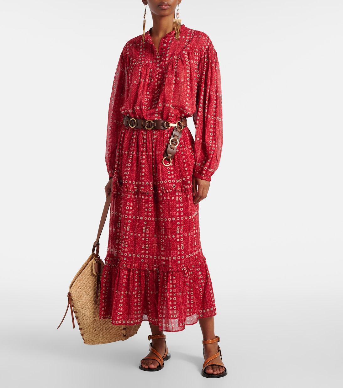 Diya printed cotton maxi skirt | Marant Etoile