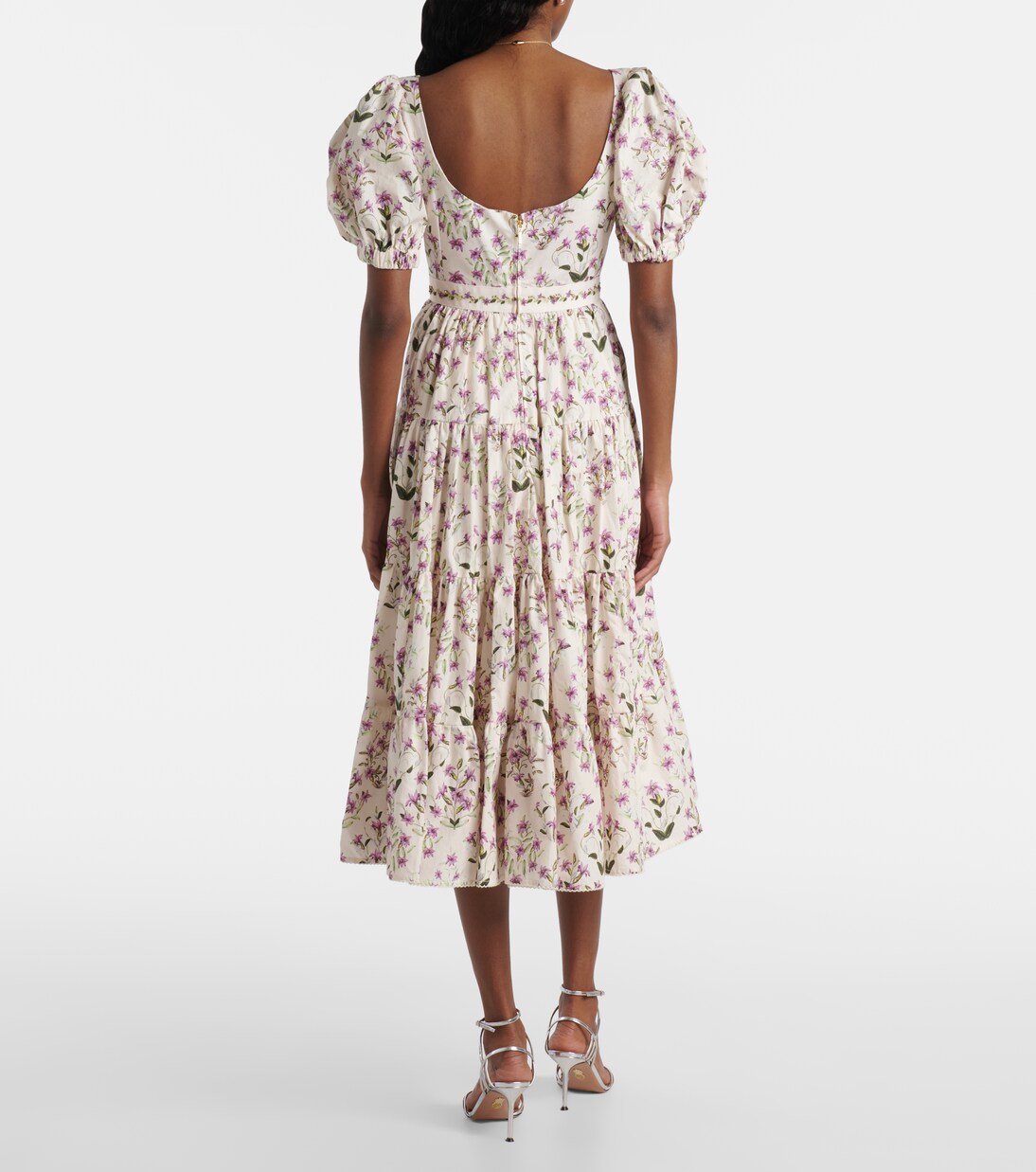 Palmera tiered cotton maxi dress | Agua by Agua Bendita