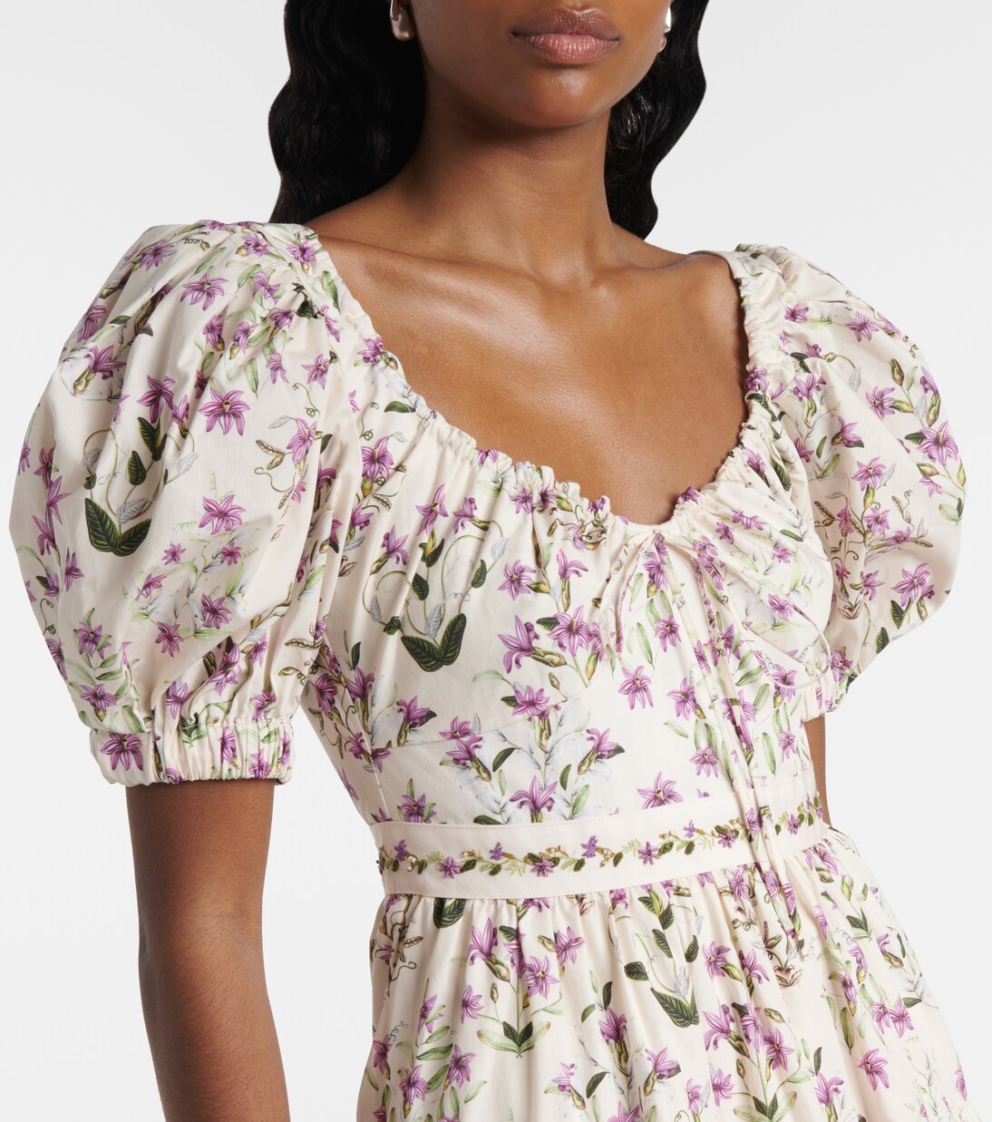 Palmera tiered cotton maxi dress | Agua by Agua Bendita