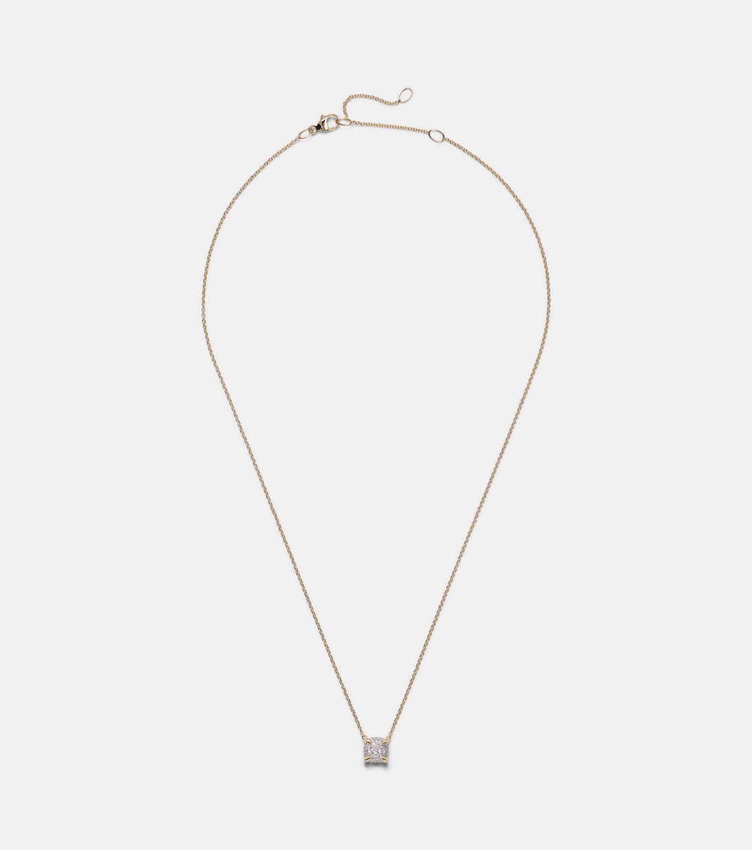 Petite Chatelaine® 18kt gold necklace with diamonds | David Yurman