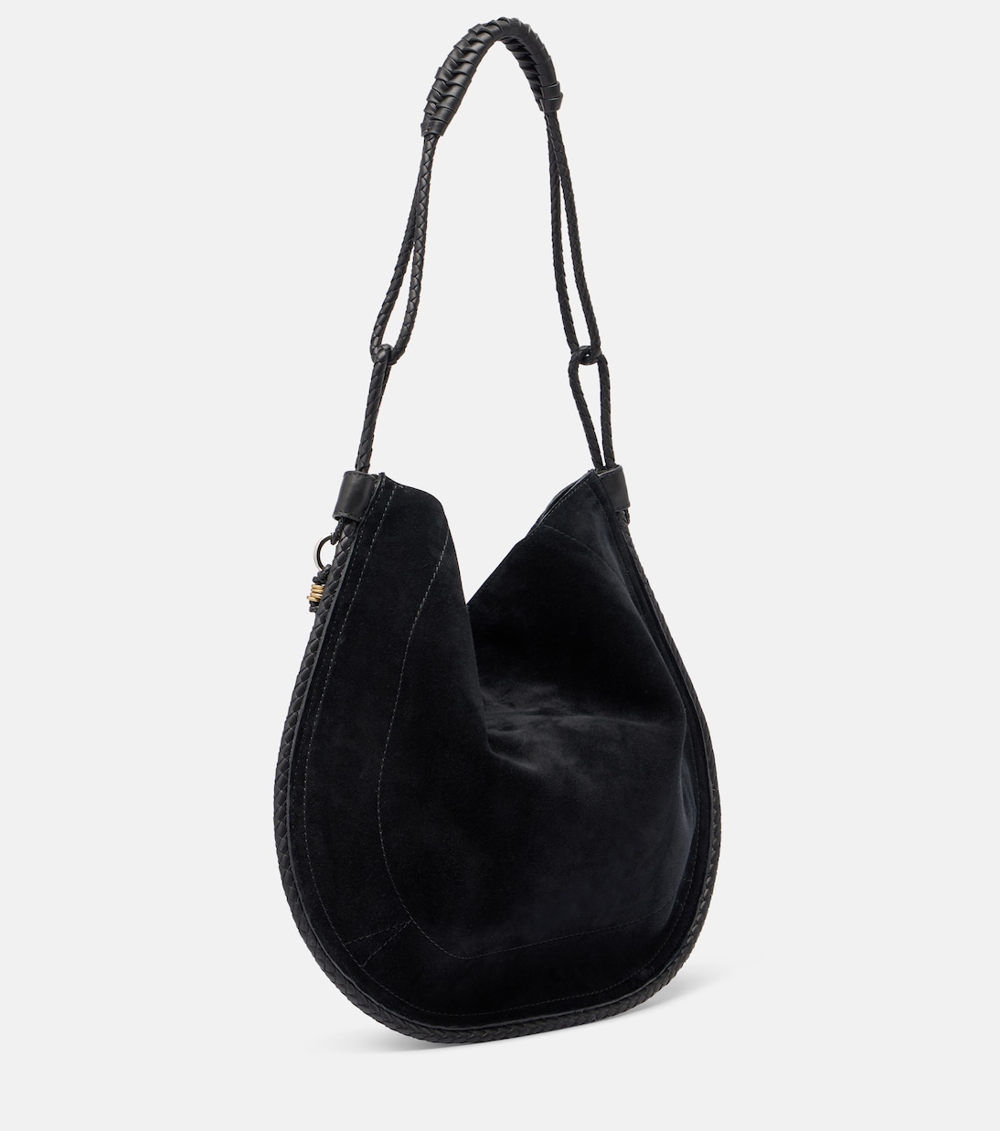 Schultertasche Oskan Small aus Veloursleder | Isabel Marant