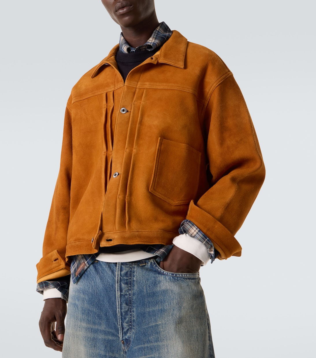 Vintage No.213 suede jacket | A.Presse