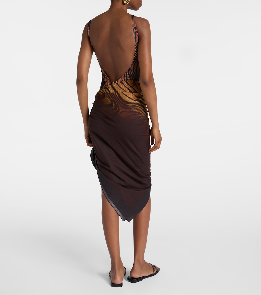 Bedruckter Pareo aus Baumwolle | Jean Paul Gaultier