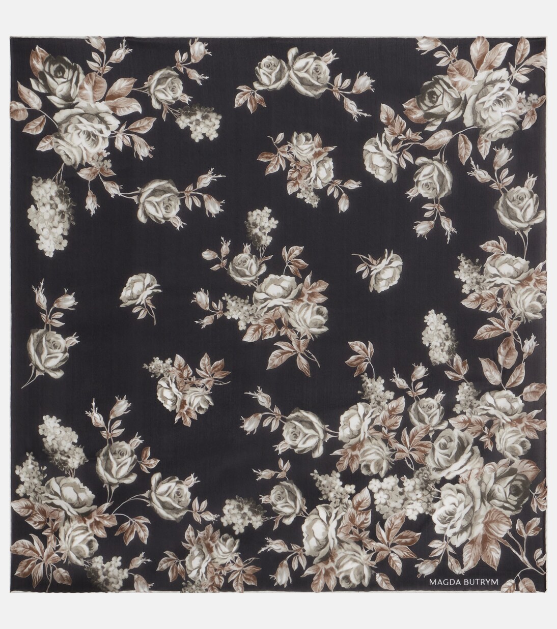 Floral silk scarf | Magda Butrym
