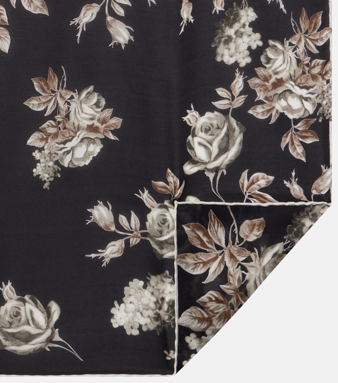 Floral silk scarf | Magda Butrym