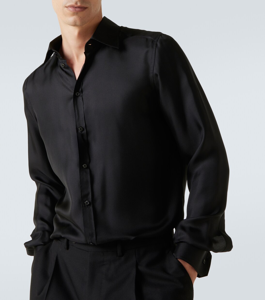 Hemd Martini aus Seiden-Twill | Dolce&Gabbana