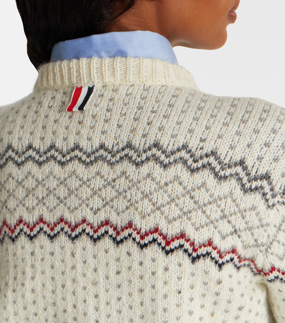 Cardigan en laine et mohair | Thom Browne