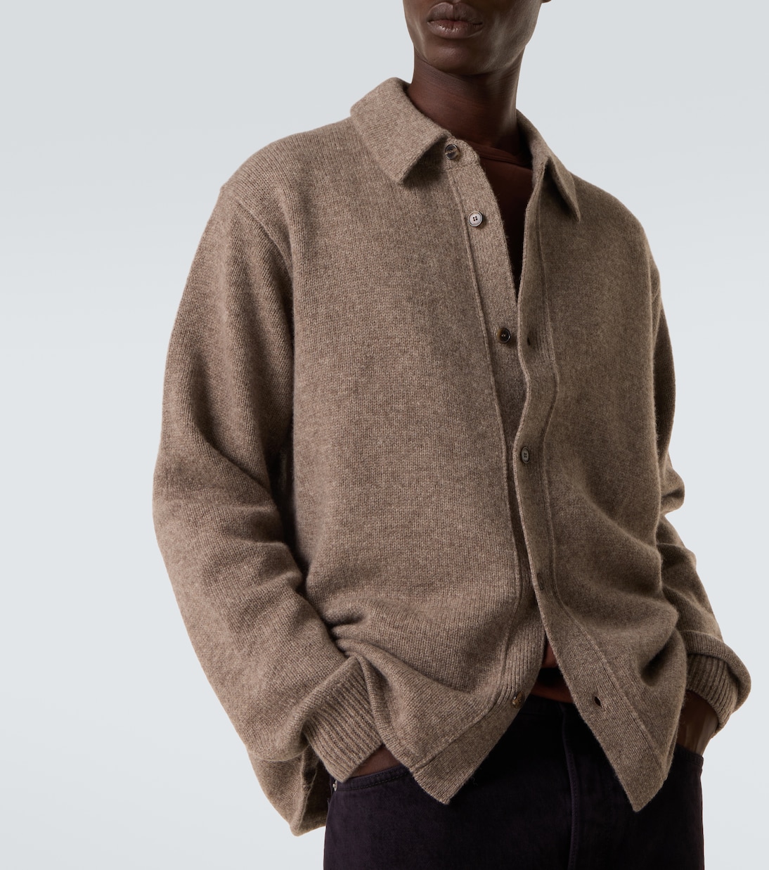 Yak and wool cardigan | Frame