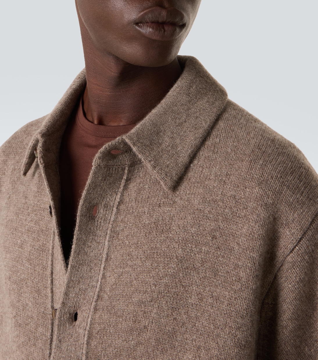 Yak and wool cardigan | Frame