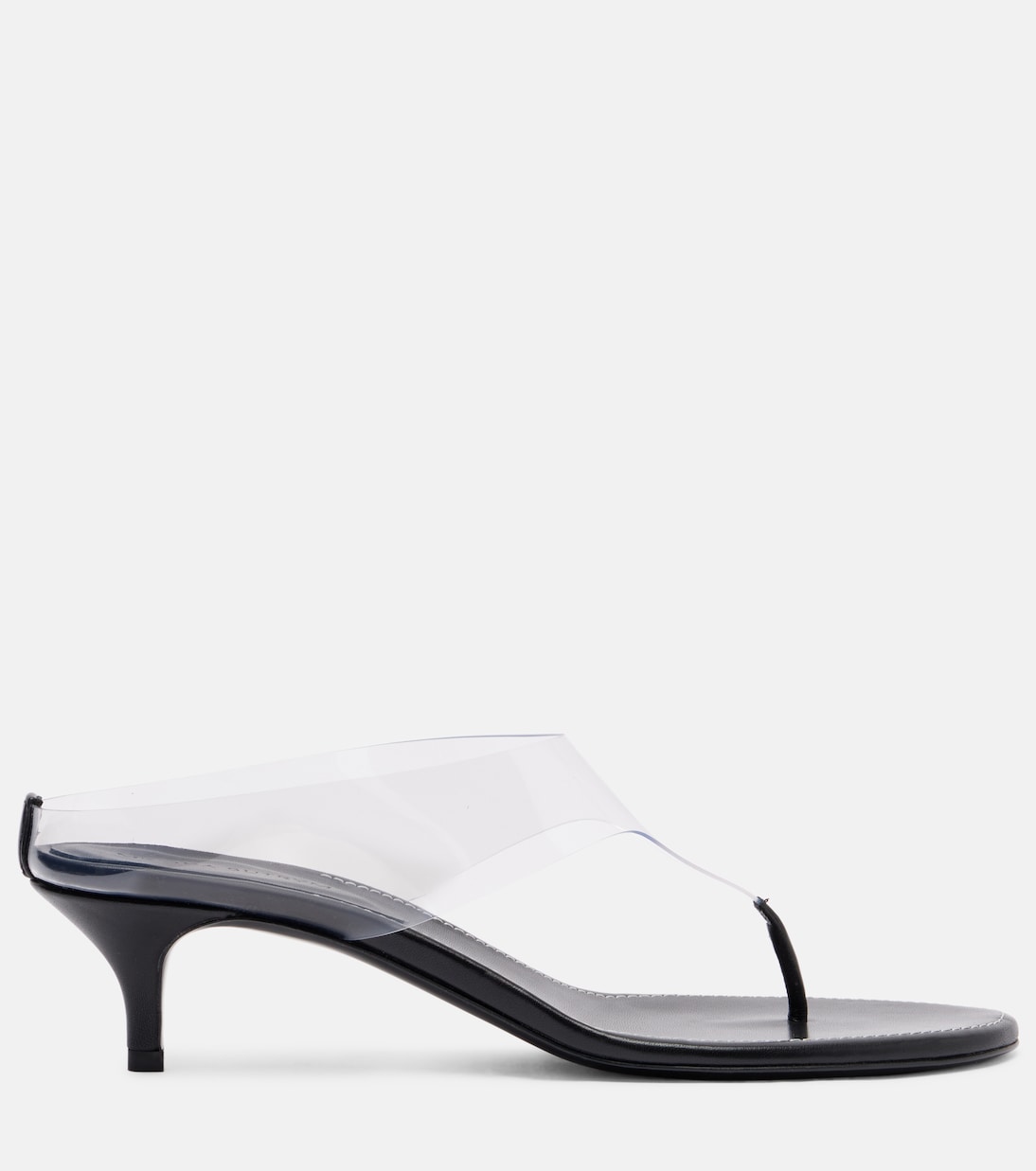 45 leather-trimmed thong sandals | Magda Butrym