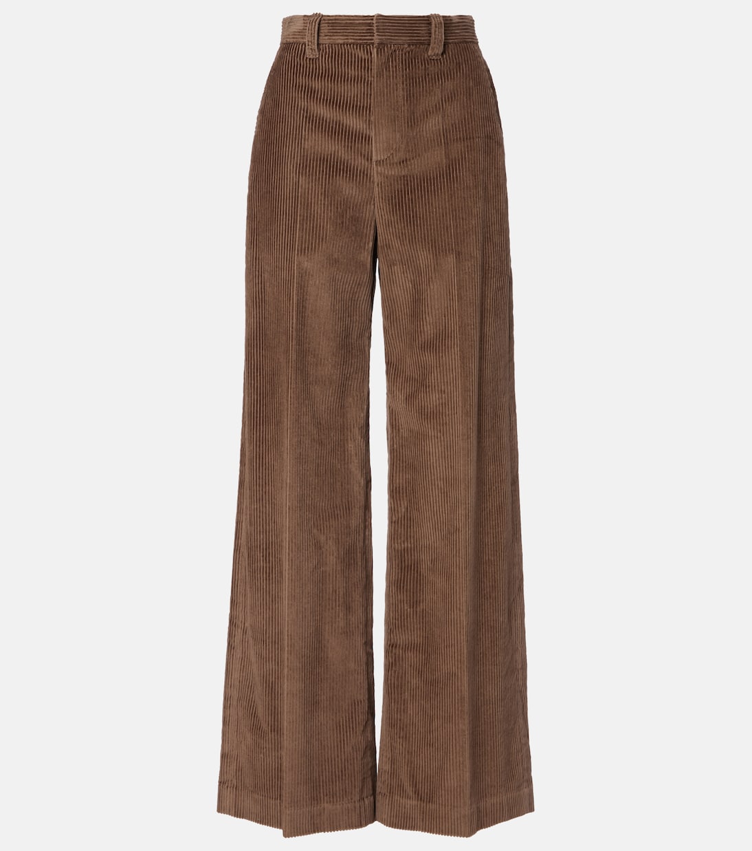 Monili cotton corduroy wide-leg pants | Brunello Cucinelli