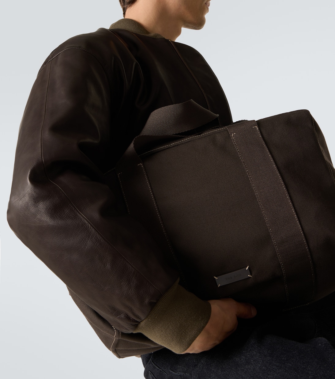 Sisal canvas duffel bag | The Row