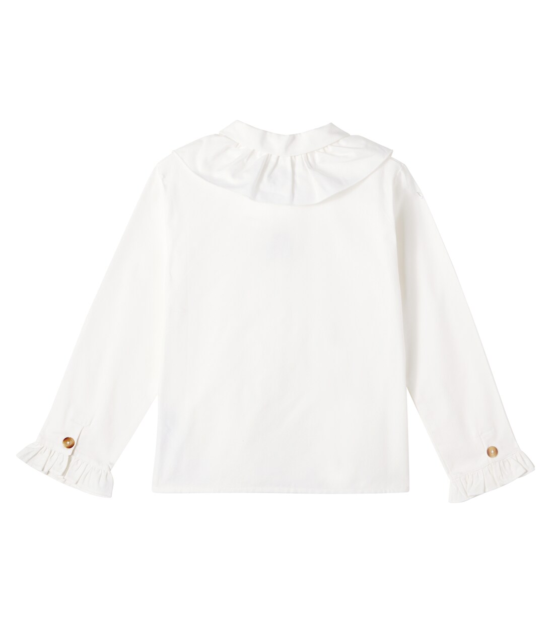 Nien ruffled cotton blouse | Donsje