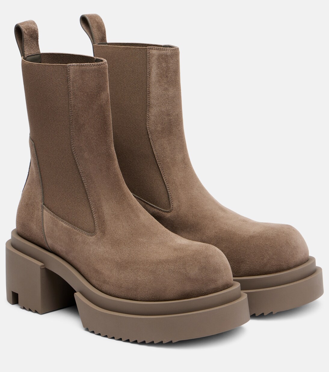 Chelsea Boots Beatle aus Veloursleder | Rick Owens