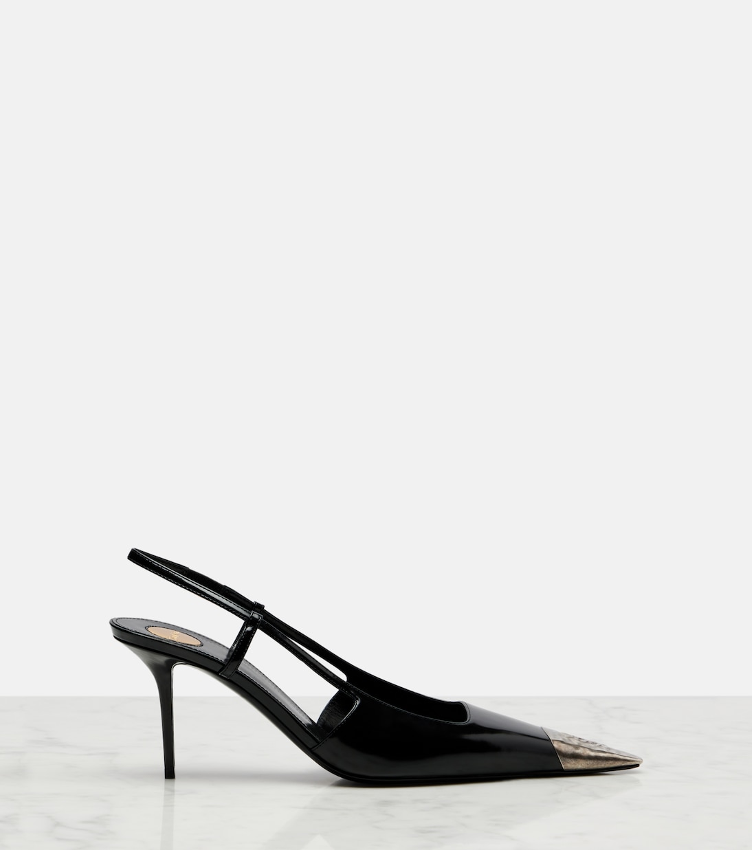 Slingback-Pumps Jeanne 75 aus Leder | Saint Laurent
