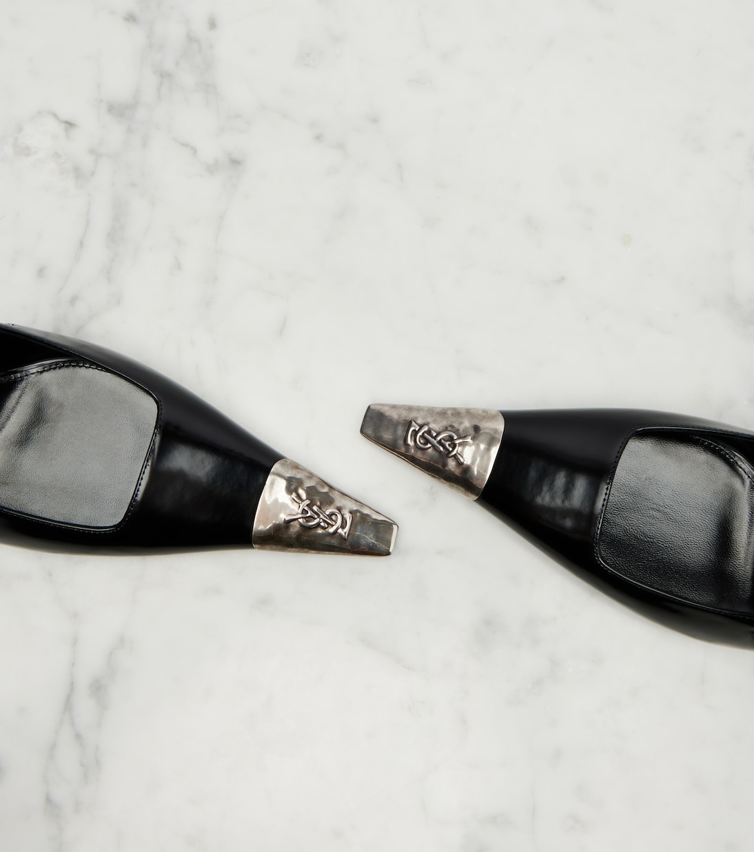 Slingback-Pumps Jeanne 75 aus Leder | Saint Laurent