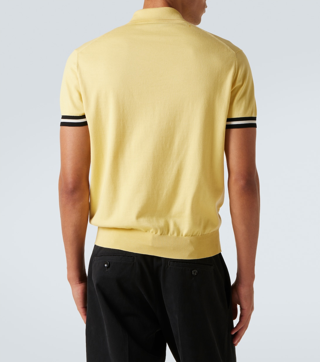 Polohemd aus Baumwolle und Seide | Tom Ford