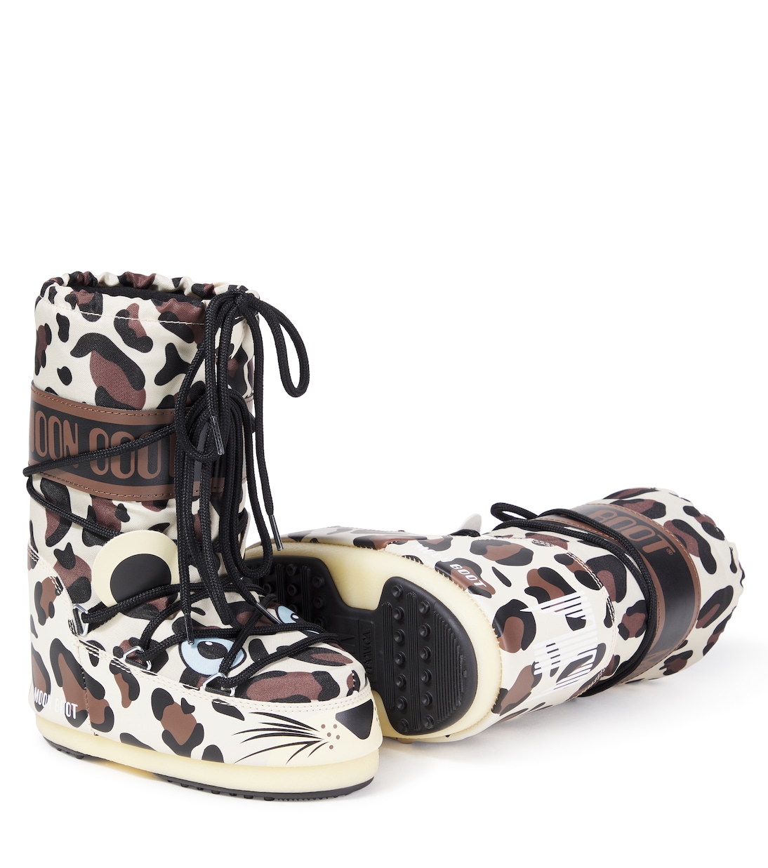 Icon Junior Leopard snow boots | Moon Boot Kids