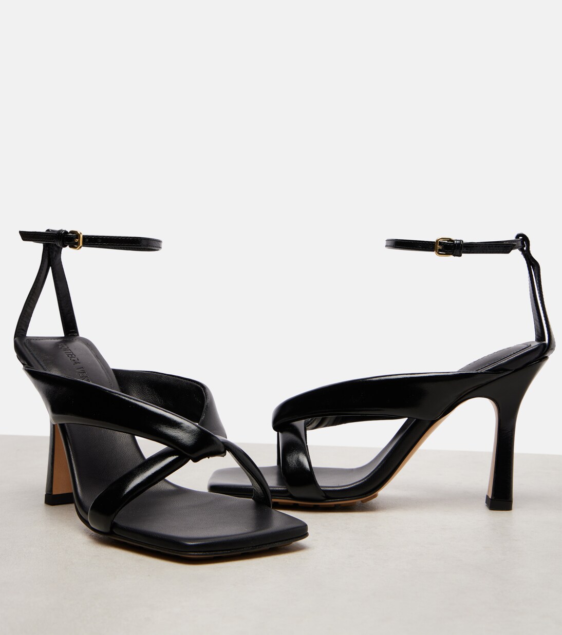 Riva 90 leather sandals | Bottega Veneta